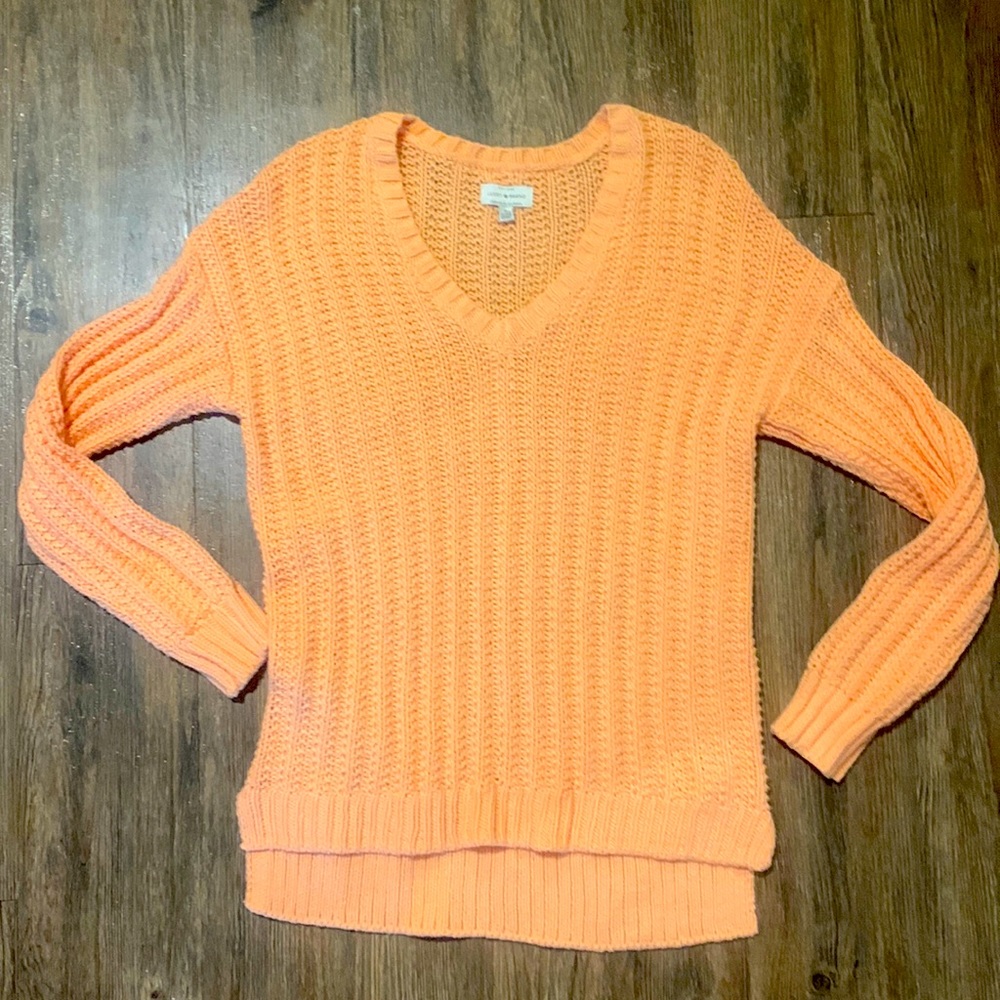 Orange Sweater